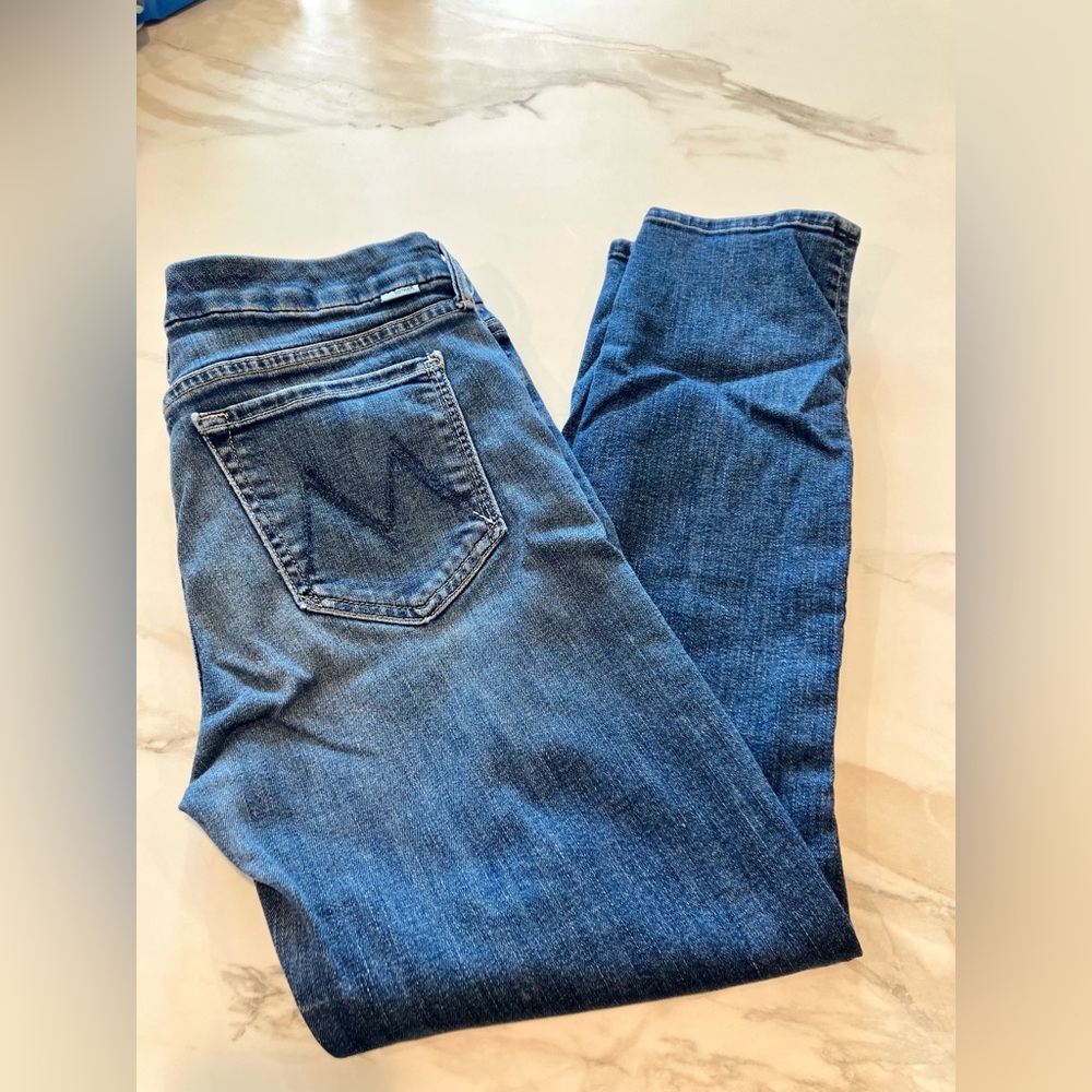 MOTHER Women's Blue Skinny Jeans